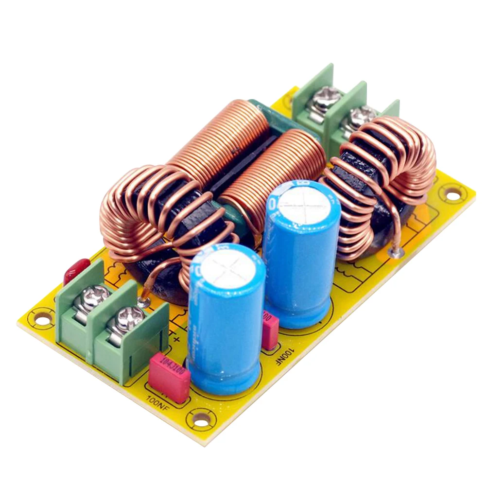 Imagem -04 - Filtro Emi Filtro de Interferência Eletromagnética Emc Fcc High Frequency Filtro de Energia para 12v 24v 48v Car 2a 4a 10a 20a dc lc