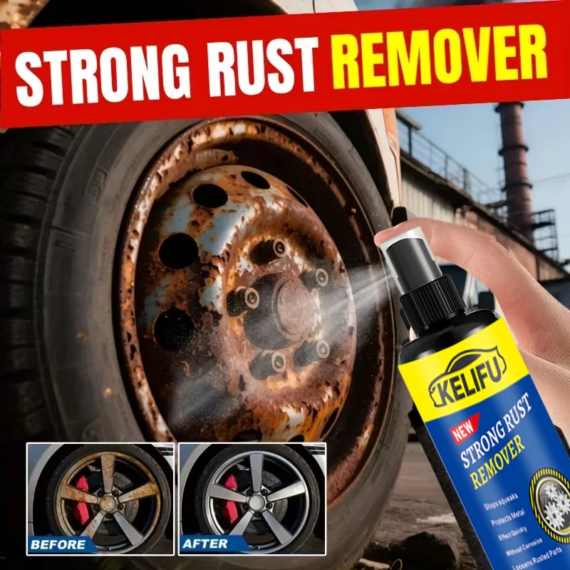 Leistungsstarkes Multi-Surface-Rostentferner-Spray – schnell wirkende Formel für Autos, Küchen, Badezimmer, Gärten und Möbel – keine Rückstände,