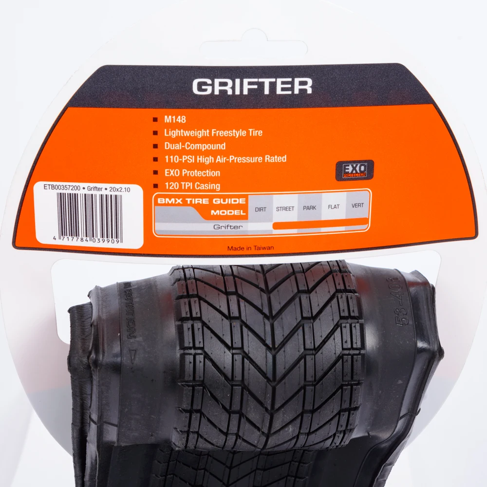 MAXXIS GRIFTER Folding BMX Bicycle Tire 20x1.85/2.10/2.30/2.40 Original Bike Tyre Designed For Freestyle Riding