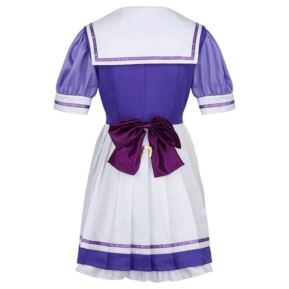 Anime Uma Musume Pretty Derby Cosplay Costume Halloween Toukai Teiou Lolita Dress Sets Women Girls JK School Uniform