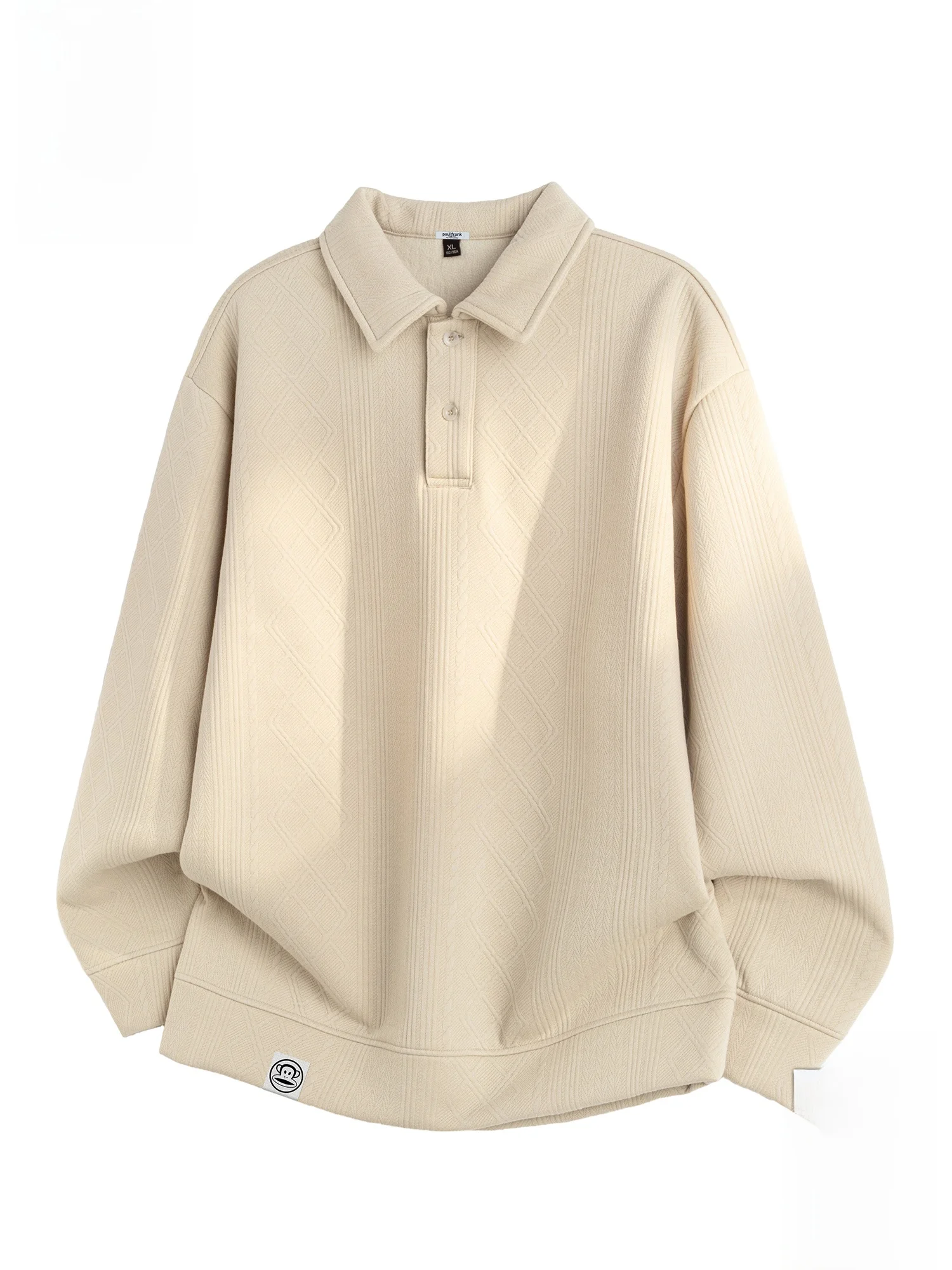 

PaulFrank Fluffy Fce Hoodie Men's Casual Oversized Heavyweight Comfortable Ne Sweatirt Youth Trendy Winter Wear