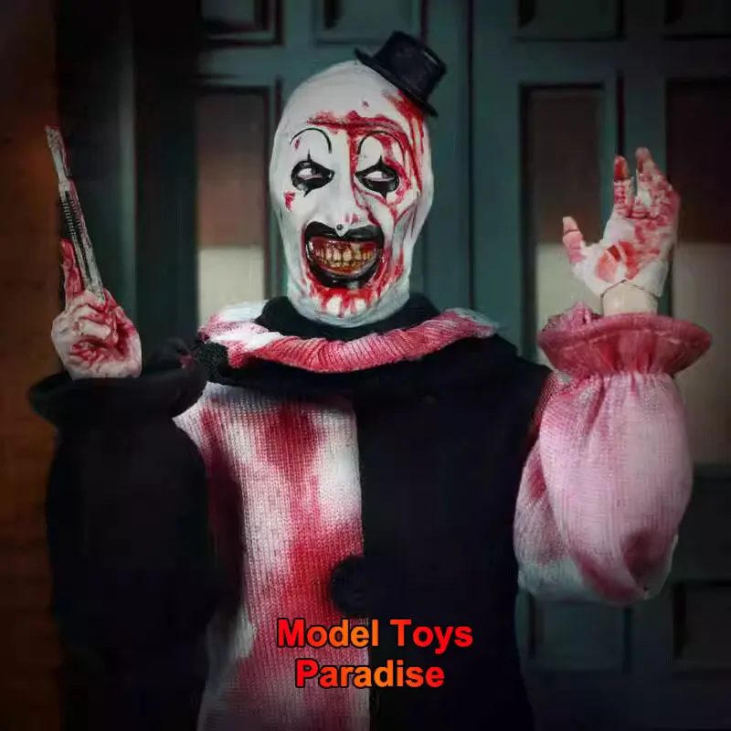 

Mezco 1/12 Collectible Toys Terrifying Evil Clown Deluxe Edition 6Inch Men Soldier Full Set Action Figure Model Gifts