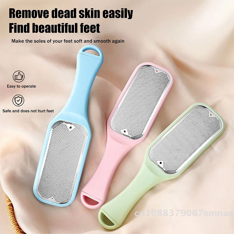 

[ZYAS] 1 шт. Профессиональная пилка для педикюра из нержавеющей стали с эргономичной ручкой для удаления огрубевшей кожи и мозолей, для гладких ног