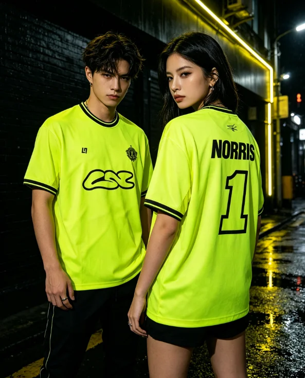 2026 3D Printing LN1 Jersey Lando Norris Men T-shirt Extreme Sports Breathable Family Matching Short Sleeved Sweatshirt TOP