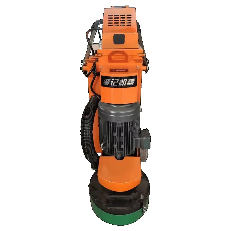 Compact 3.7KW 380V/220V Self-Leveling Epoxy Concrete Grinder with 1.5KW Vacuum Cleaner Manual Grade Core Motor Component