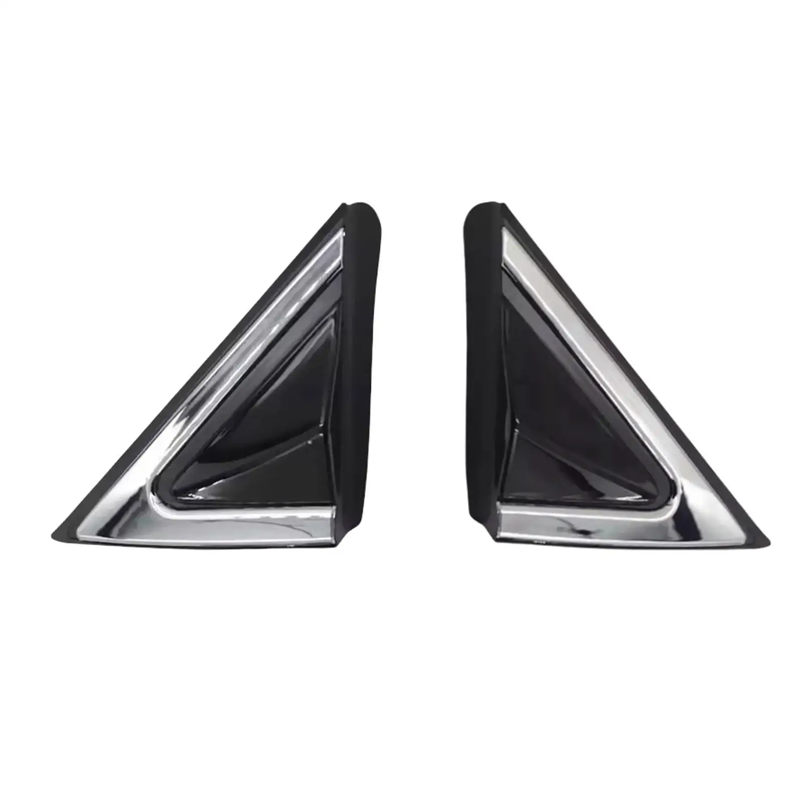

Mirror Flag Cover Molding Pillar Corner Triangle Trim Repair Parts High