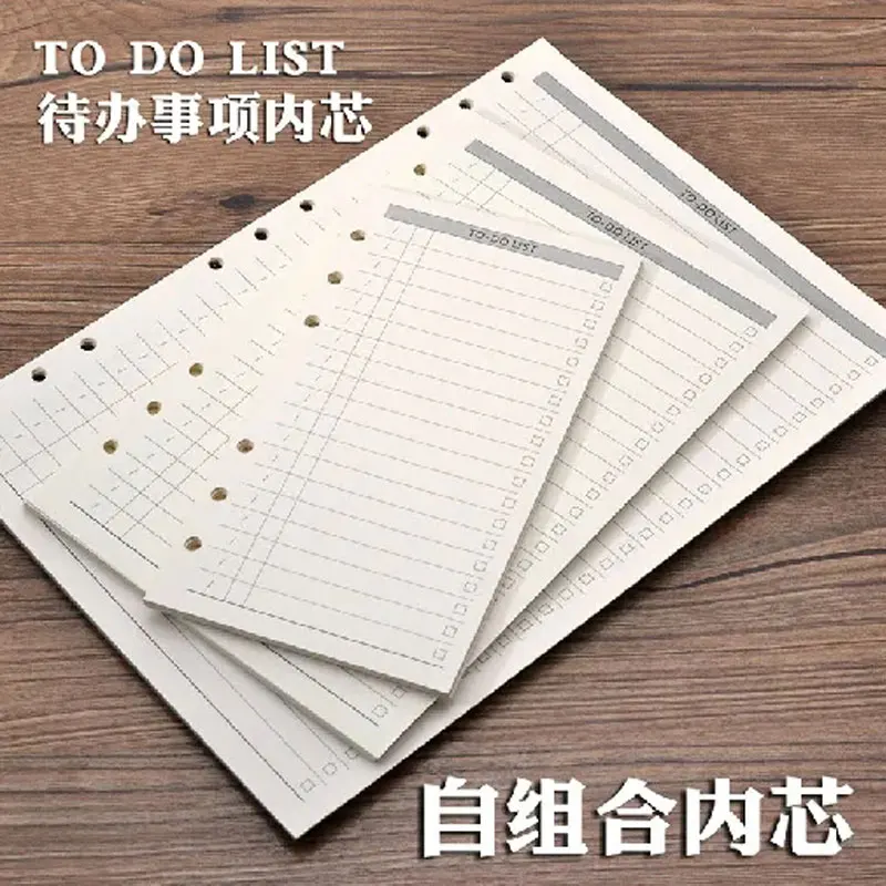 

Combination inner pages line& Square & month planner &Dotted line & to do list & blank inner pages