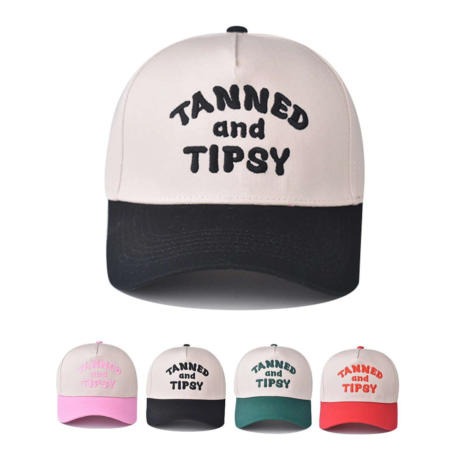Baseball Cap Snapback Hat Sun hat Spring Autumn baseball cap Sport cap TIPSY Cap Hip Hop Fitted Cap Stitching color hat