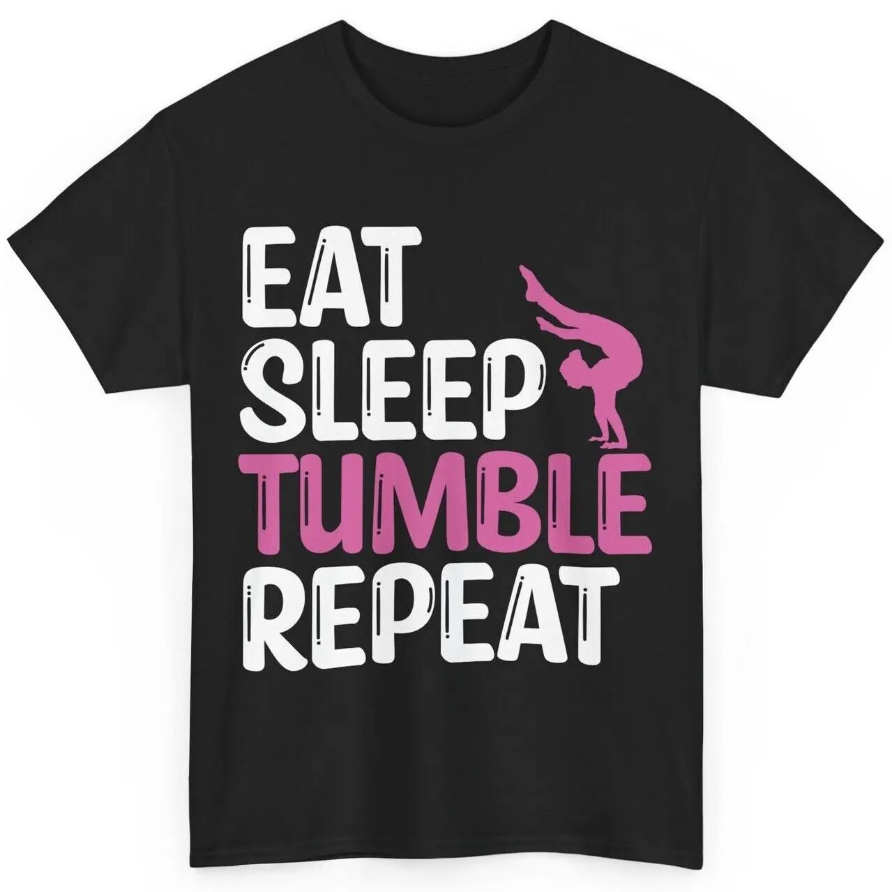 Gymnastics Shirt, Eat Sleep Tumble Repeat Gymnastics Lovers Gymnast Shirt