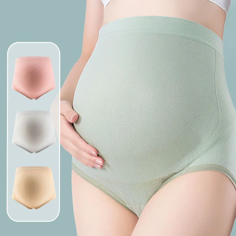 Maternity Panties Women's High Waist Full Belly support Panties Comfortable Breathable Pregnancy Panties L-XL