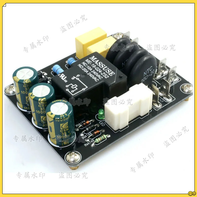 Sound Amplifier Audio Power Soft Start Protection Board Delay Protect Module AC 220V 20A