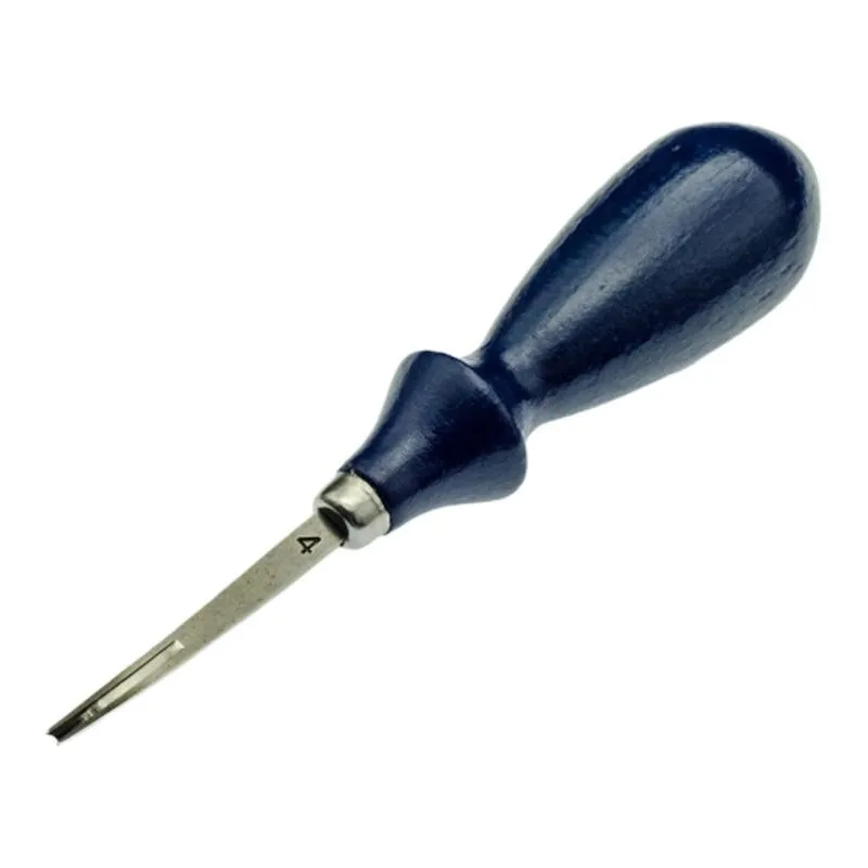 Blue Handle Edge Trimmer Chamfering Edge Trimmer Hand Polished Leather Goods Trimmer Leather Tools DIY