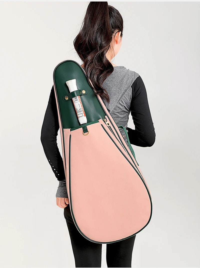 Large Capacity Waterproof Tennis Bag Women Men Portable Squash Padel Pickleball Tennis Racquet Shoulder Bags Tenis Sport Handbag