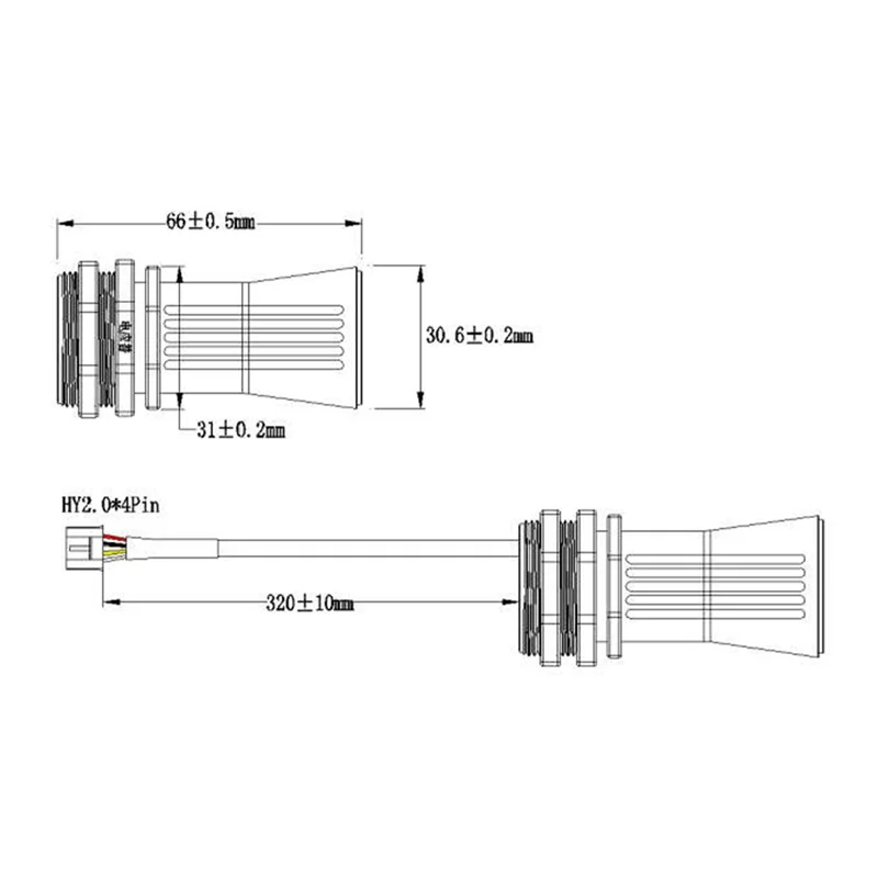 High Accuracy Waterproof Ultrasonic Distance Sensor Penetration Smog Dust Wider Range 7.5M for Arduino Sensor(RS485)