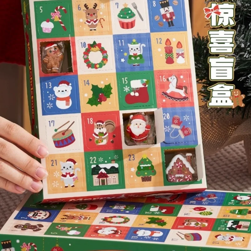 Christmas Countdown Calendar Hole Music Blind Box Santa Claus Small Gift Ornaments Children'S Poke Music Toys Christmas Gift view 4