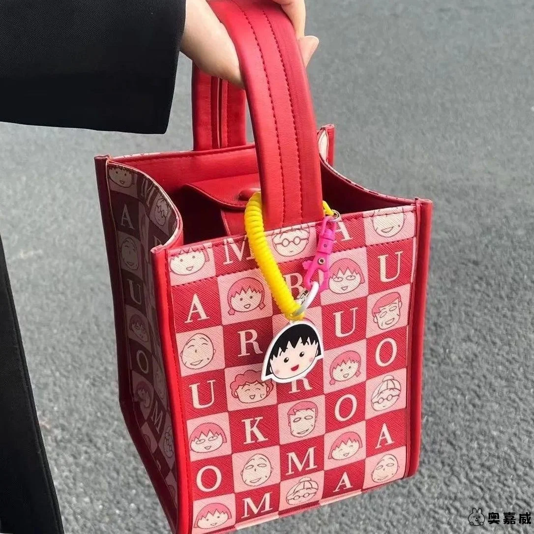 

Cartoon Waterproof Handbag Lunch Box Bag High Aesthetic Value Mommy Outing Baby Carrier Bag Trendy Work Lunch Thermal Bag