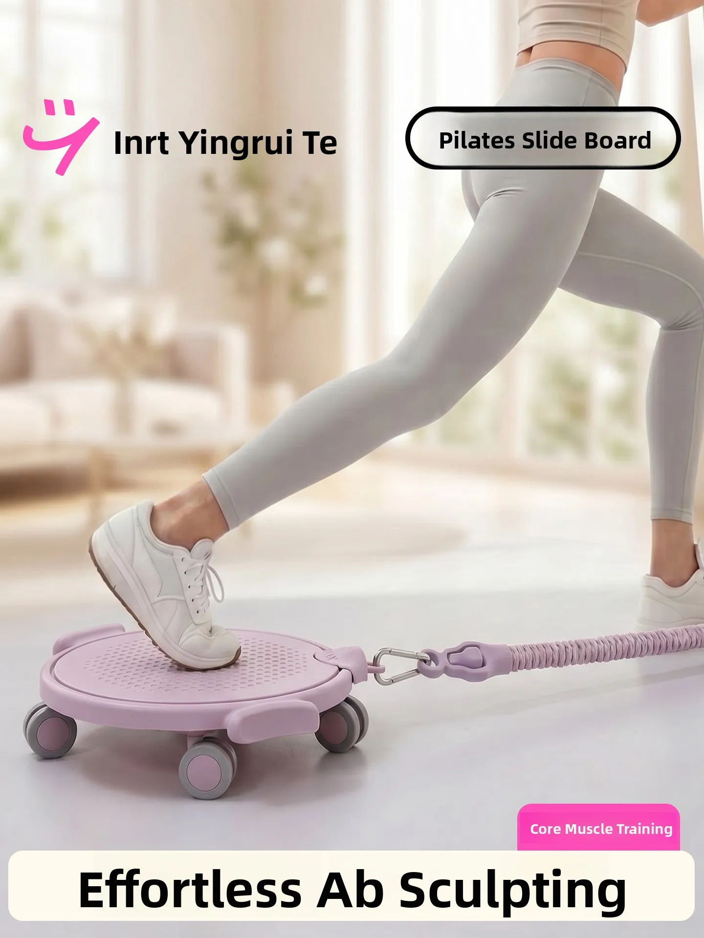 pilates-gliding-disk-home-fitness-abdominal-trimmer-quiet-men's-women's-core-strength-training-equipment-abdominal-roller