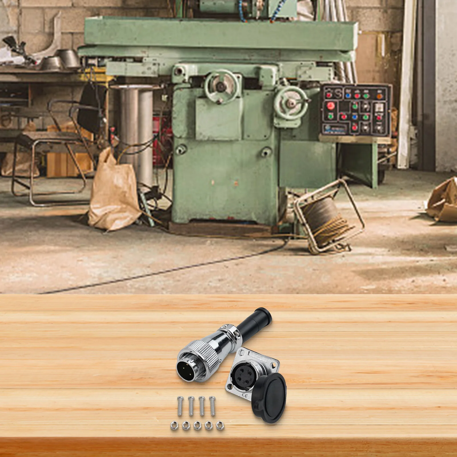 WS16 التوصيل + المقبس WS16 لحام سبائك الزنك Φ16mm -40 ℃ ~85 ℃   2/3/4/5/7/9/10 دبوس لآلات CNC لأجهزة الكمبيوتر