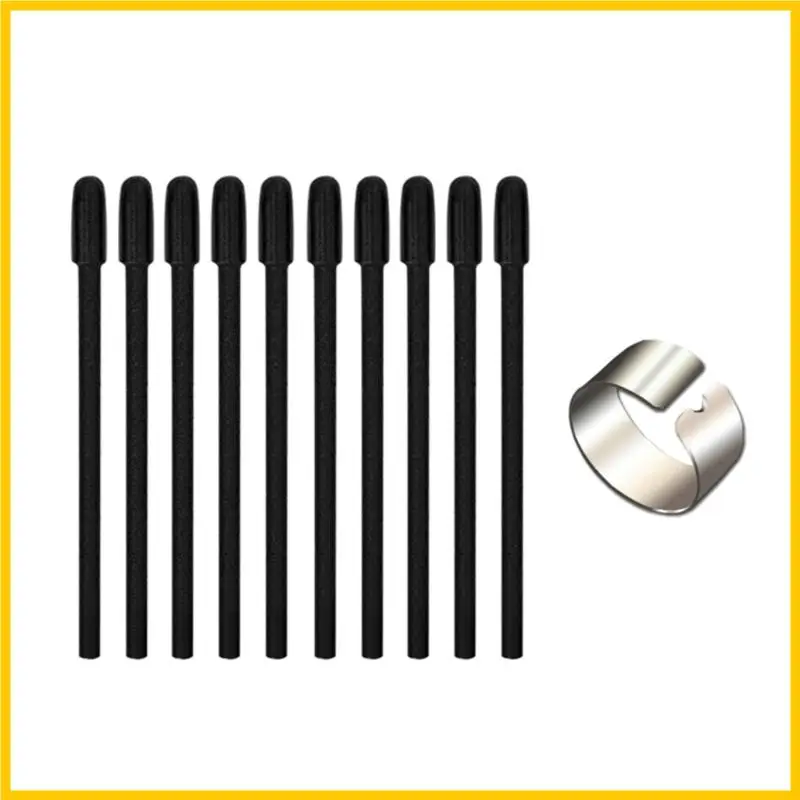 

Q1JF 10Pcs Plastic Digital Drawing Pen Tips Clip for PTK470 PTK670 Graphics Designs