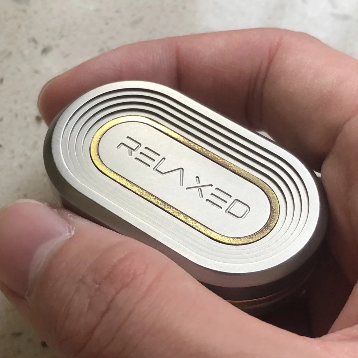 안티 스트레스 Fidget Spinner EDC 환생 슬라이더 스테인레스 스틸 금속 장난감 감각 ADHD Fidgeting Toys for Adults