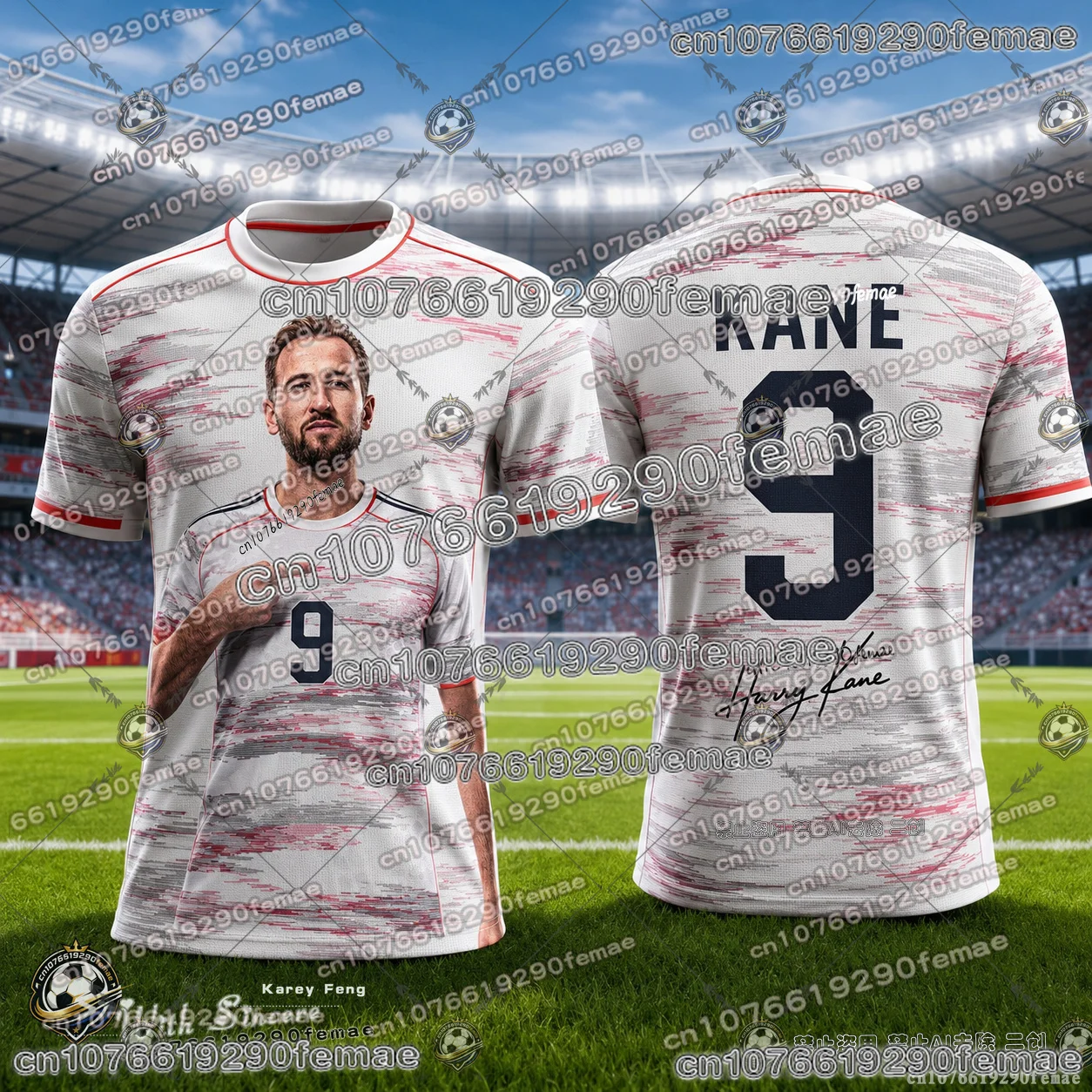High Quality Harry Kane 9 Football Fan Jersey Kids Adults Summer Quick Dry Breathable Match Training Tee Daily Casual Shirt