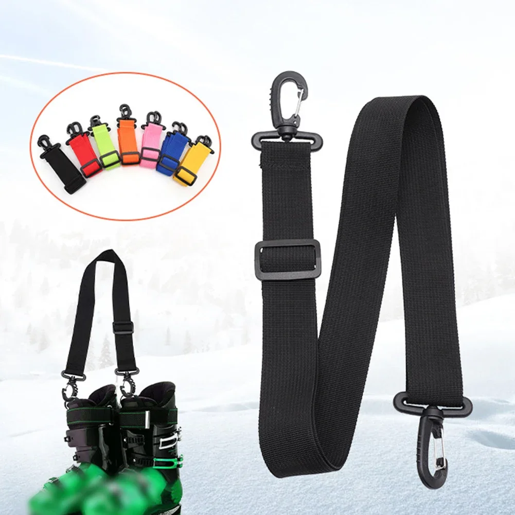Effortless Ski and Skate Board Transportation with Adjustable Shoulder Strap Set Includes Four Straps 25x1.5m Each