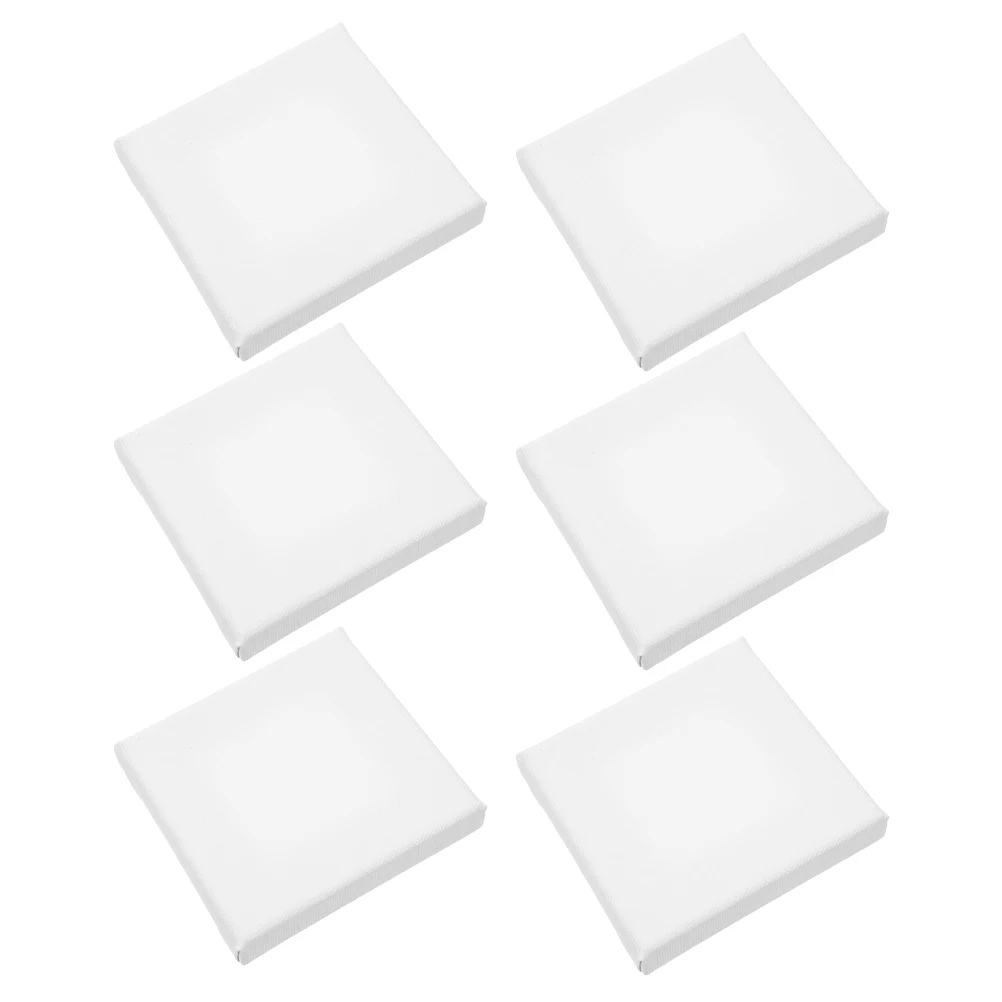 6 Pcs Oil Painting Frame Easel Canvas Boards for Framed Blank Canvases Graffiti
