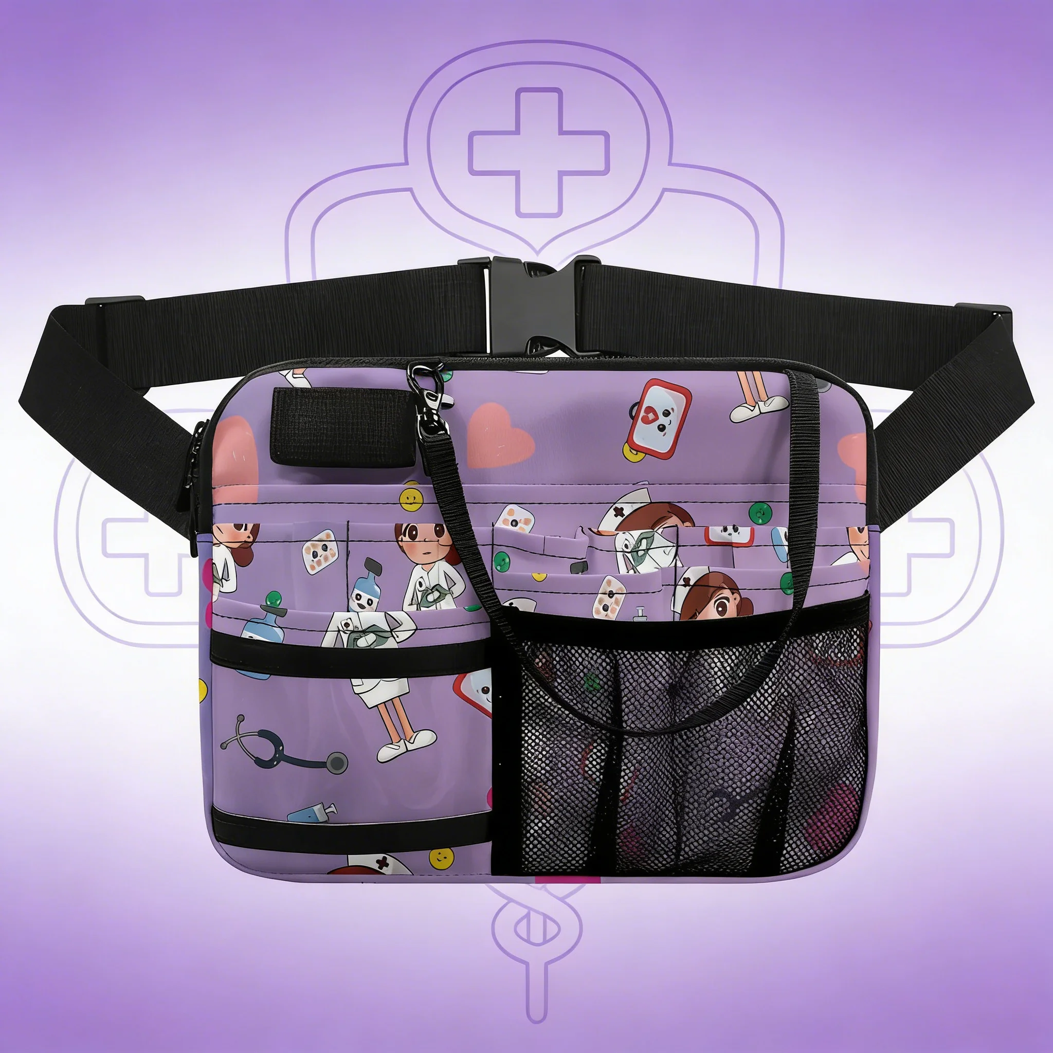 nurse-cartoon-waist-bag-medical-tool-belt-bag-adjustable-organizer-for-students