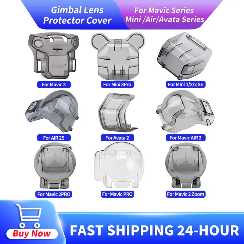 

Gimbal Protector Lens Cover Anti-Dust Anti-Scratch Guard for DJI Air 3S Mini 4 Pro 2SE 4K NEO Avata Drone Accessories In Stock