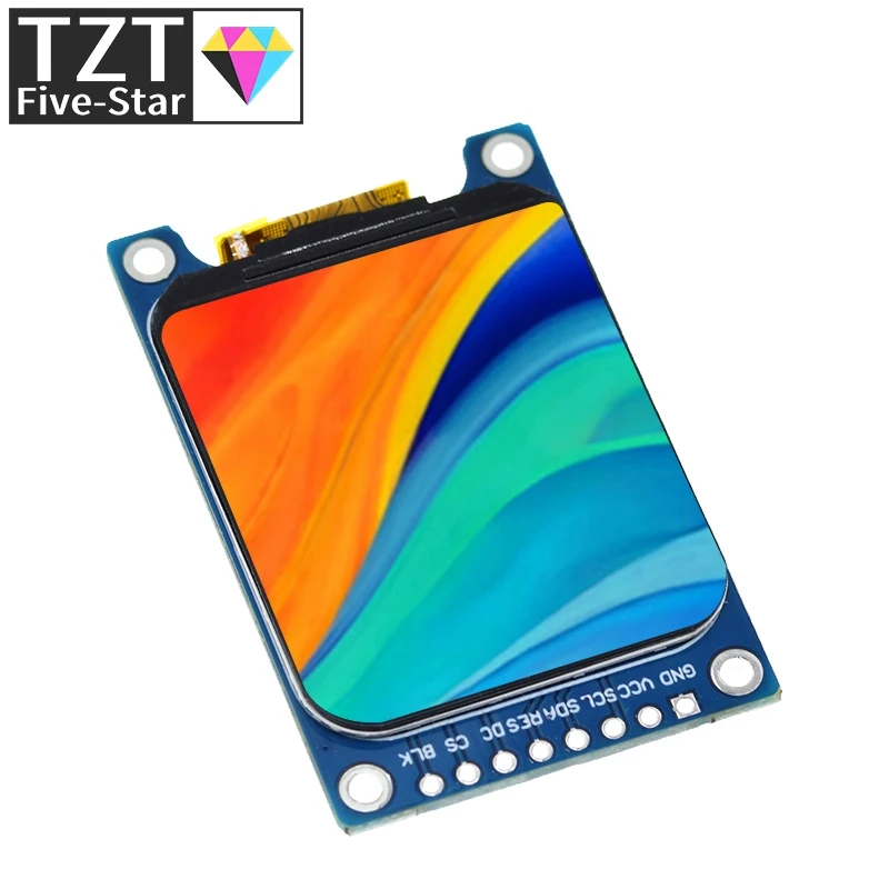 1.69 Inch 1.69" Color TFT Display Module HD IPS LCD LED Screen 240X280 SPI Interface ST7789 Controller For Arduino