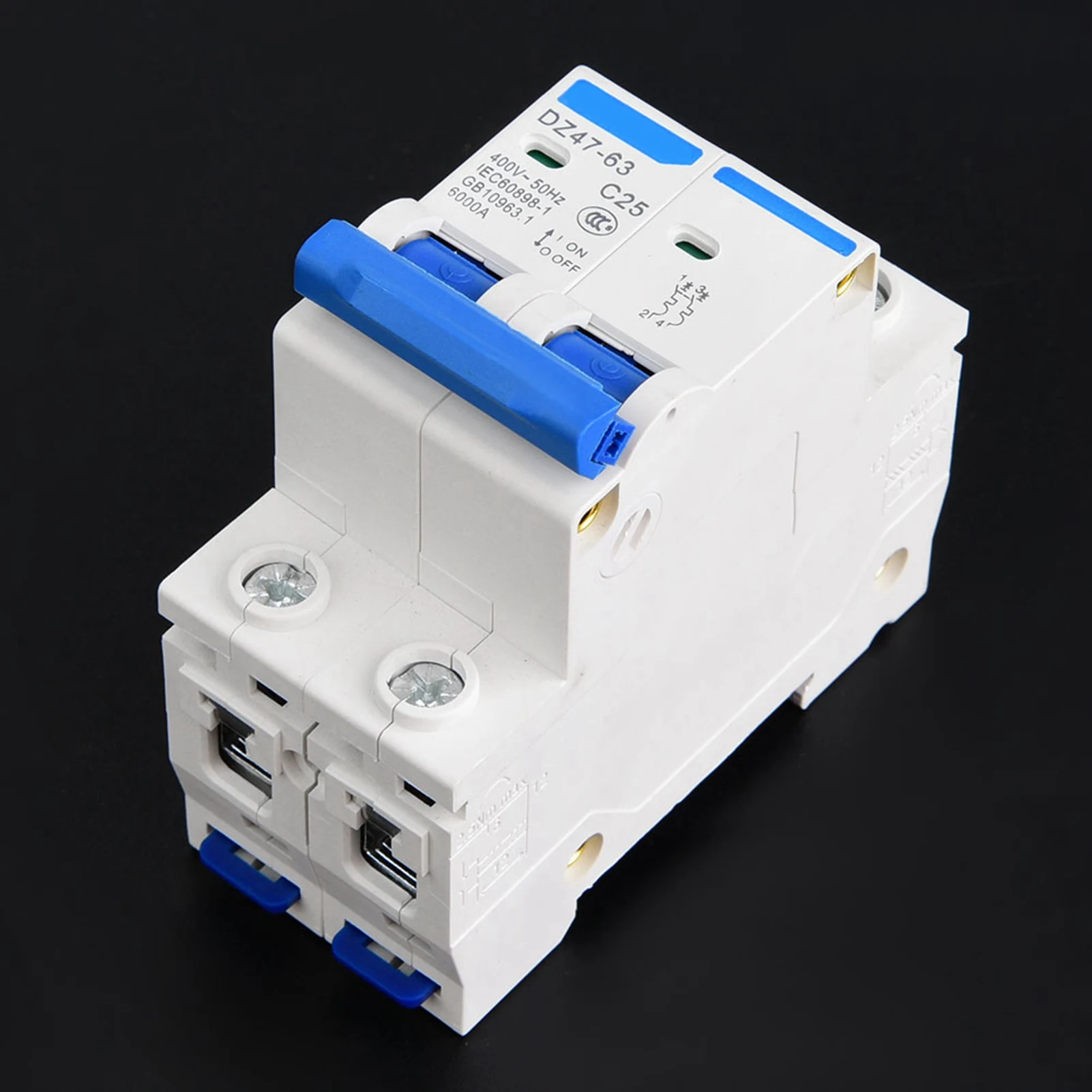 Miniature Circuit Breaker DZ47‑63 2P Miniature Circuit Breaker Leakage  Air  400VAC Leakage Circuit Breaker