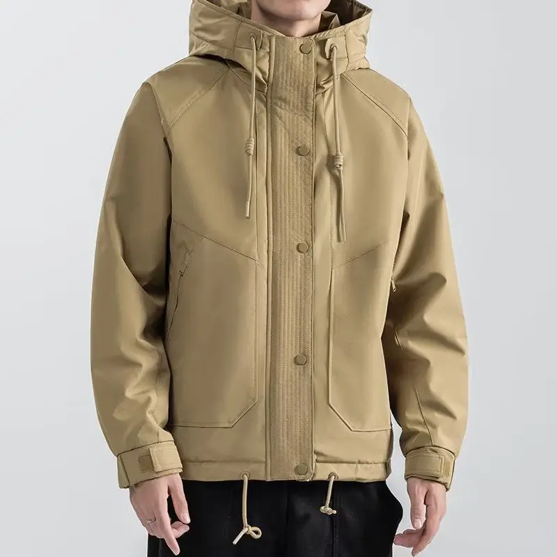 

Spring Autumn Jacket Men's New Praise Fashionable Brand Hooded Top Korean Casual Winter Jacket