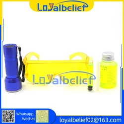 NEW Auto Fluorescent Leak Detection Tool Auto Air Conditioning Repair Tool R134a Refrigerant Gas A/C Leak Test Detector UV Dye