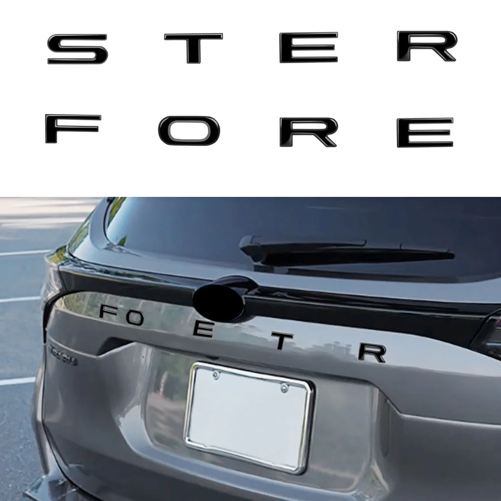 

3D Emblem Sticker Car Trunk Tail Sticker Emblem Badge Decals Decoration Fit for Subaru Forester 2025 2026 Car Styling