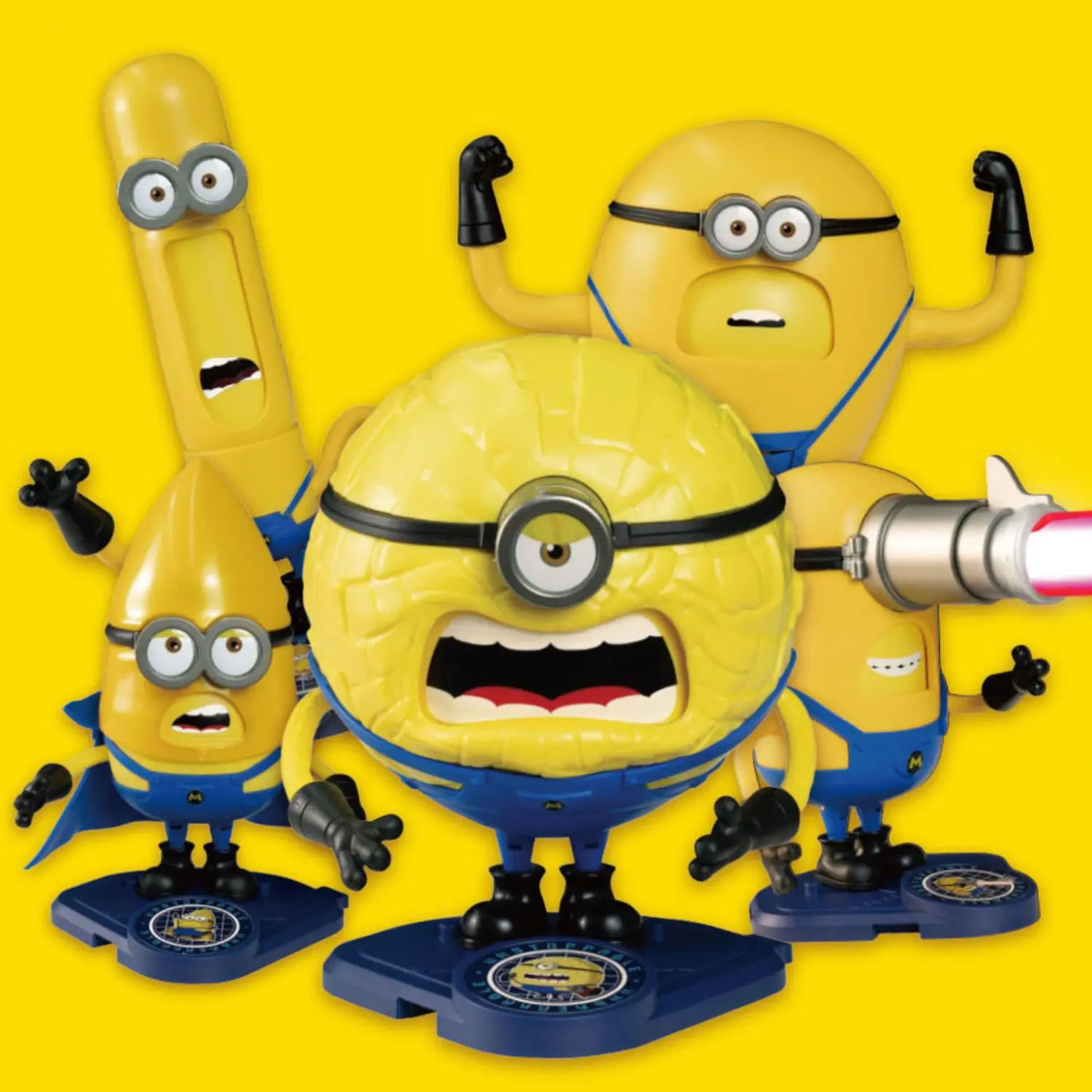 Genuine Despicable Me 4 Character Peripherals Minions Assembly Model Children'S Toys Desktop Ornaments Birthday Gift