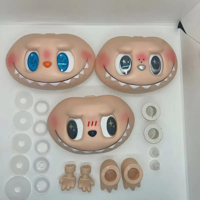 

Для Labubu Spot Parts Big Leader Big Angel Spring Doll Аксессуары Силиконовое лицо Плюшевая форма для рук и ног Детали игрушки в подарок