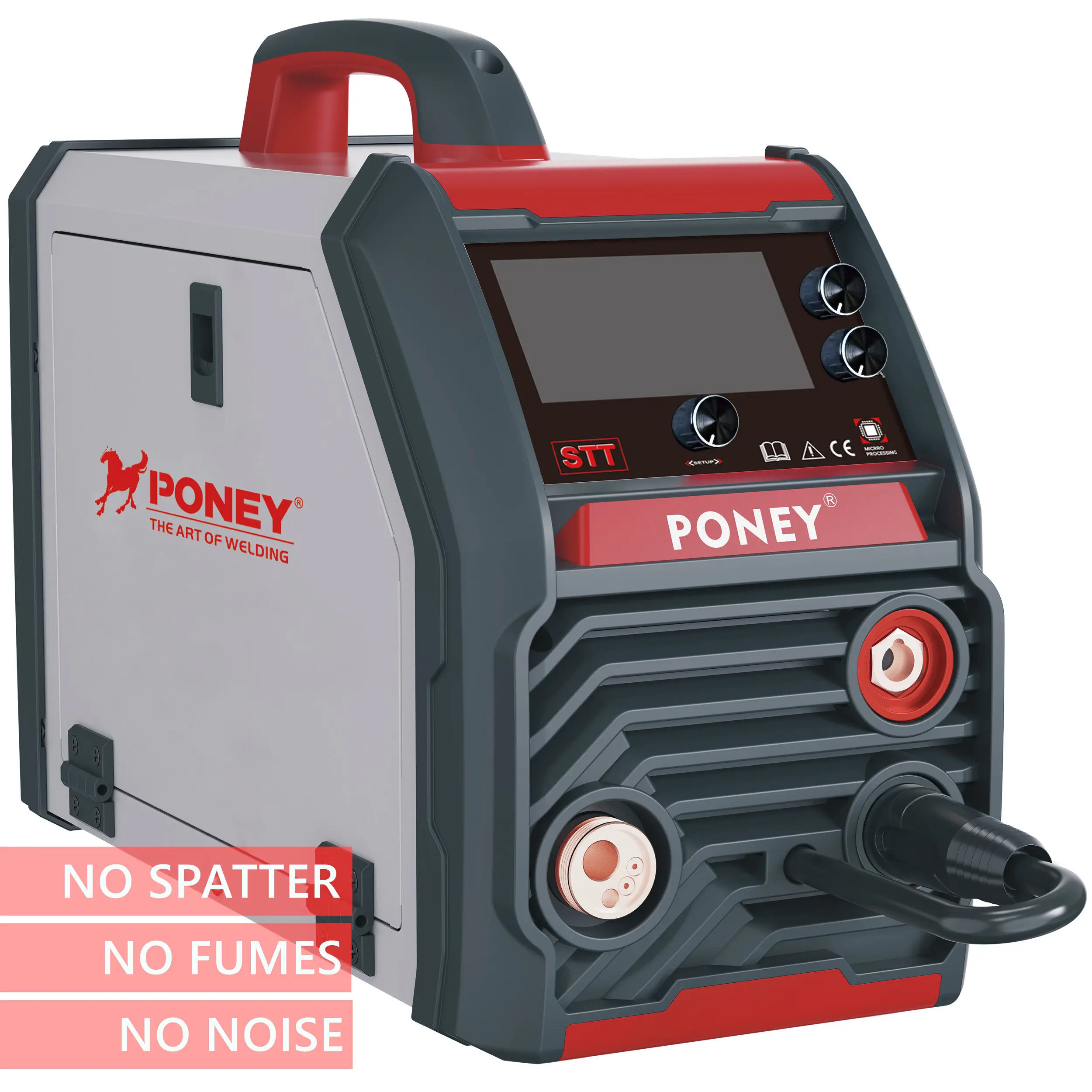 220V NO SPATTER MIG WELDING MACHINE MIG-200 DOUBLE PULSE SYNERGIC SYSTEM LCD VERSATILE MIG WELDING MACHINE