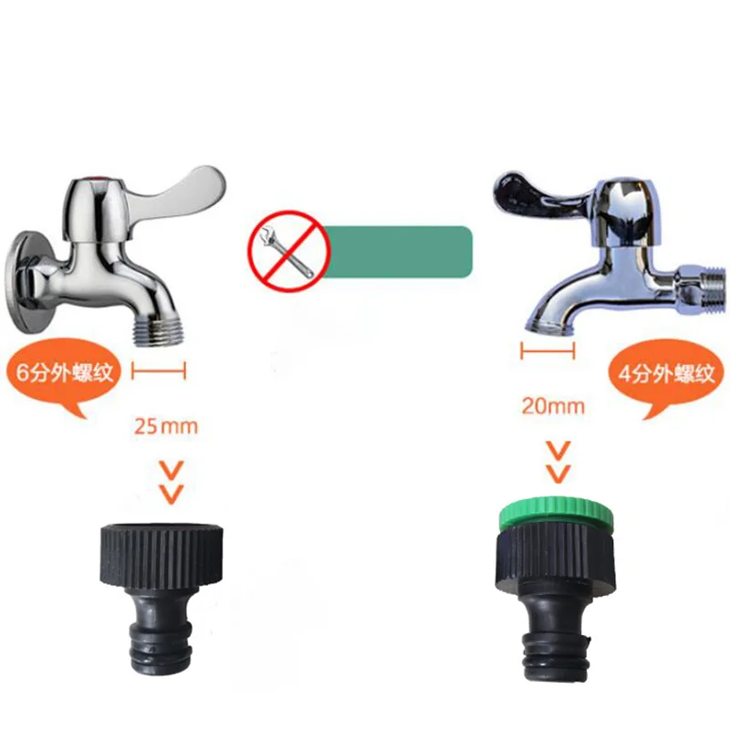 Garden Water Hose Connector 4/7mm 8/11mm 4/7 Hose Coupling Quick Adapter Diy Drip Irrigation Automatic Plant Watering System F2