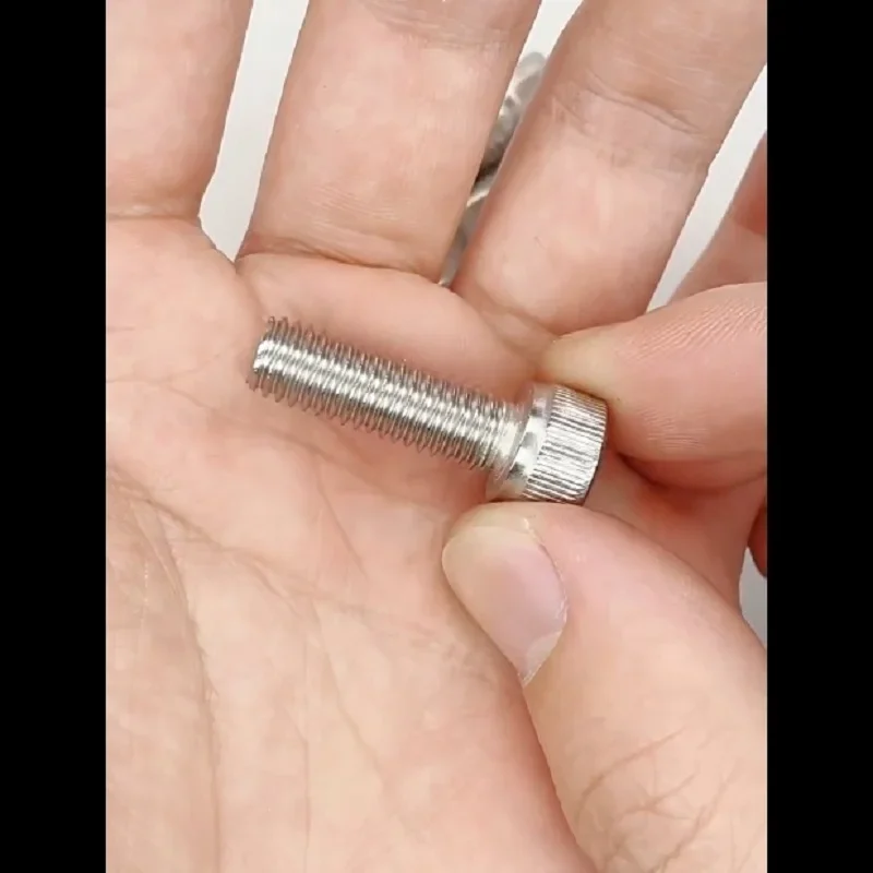 

M7 M9 Screw Bolt Stainless Steel Allen Socket Head Cap Fully Threaded Fine Coarse Pitch 1mm 1.25mm 1.5mm