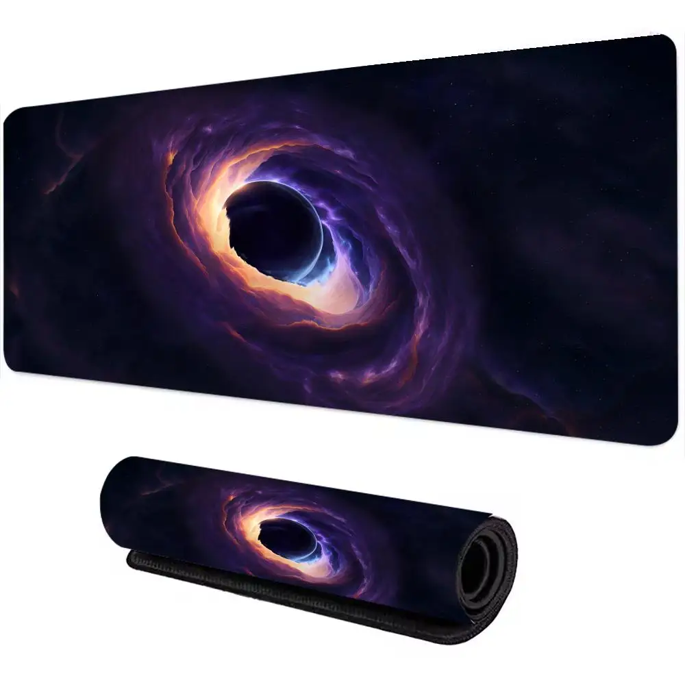

Cosmic black hole Mouse Pad Large Computer Office Game Table Mats XXL Rubber Anti-slip Gaming Keyboard Mousepads Long Desk Pads