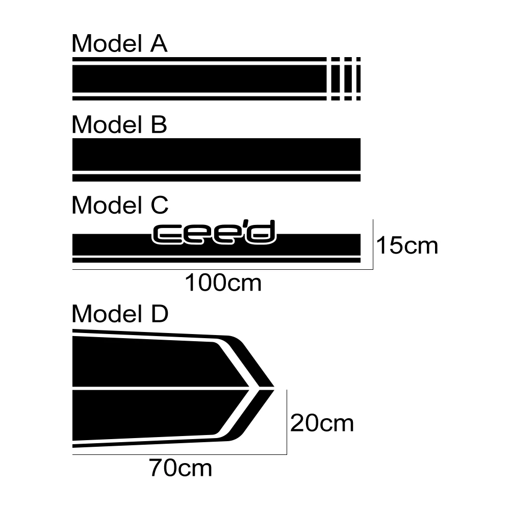 Car Hood Cover Sticker For Kia Ceed GT Line GTline SW Graphics Racing Sport Styling Auto Tuning Accessories Bonnet Decor Decals