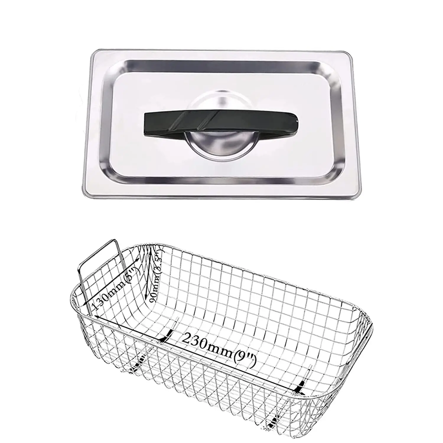 آلة تنظيف ساخنة بالموجات فوق الصوتية الاحترافية 3.2L مع وظيفة الموقت للمجوهرات أدوات طب الأسنان لوحة دوائر ماسية