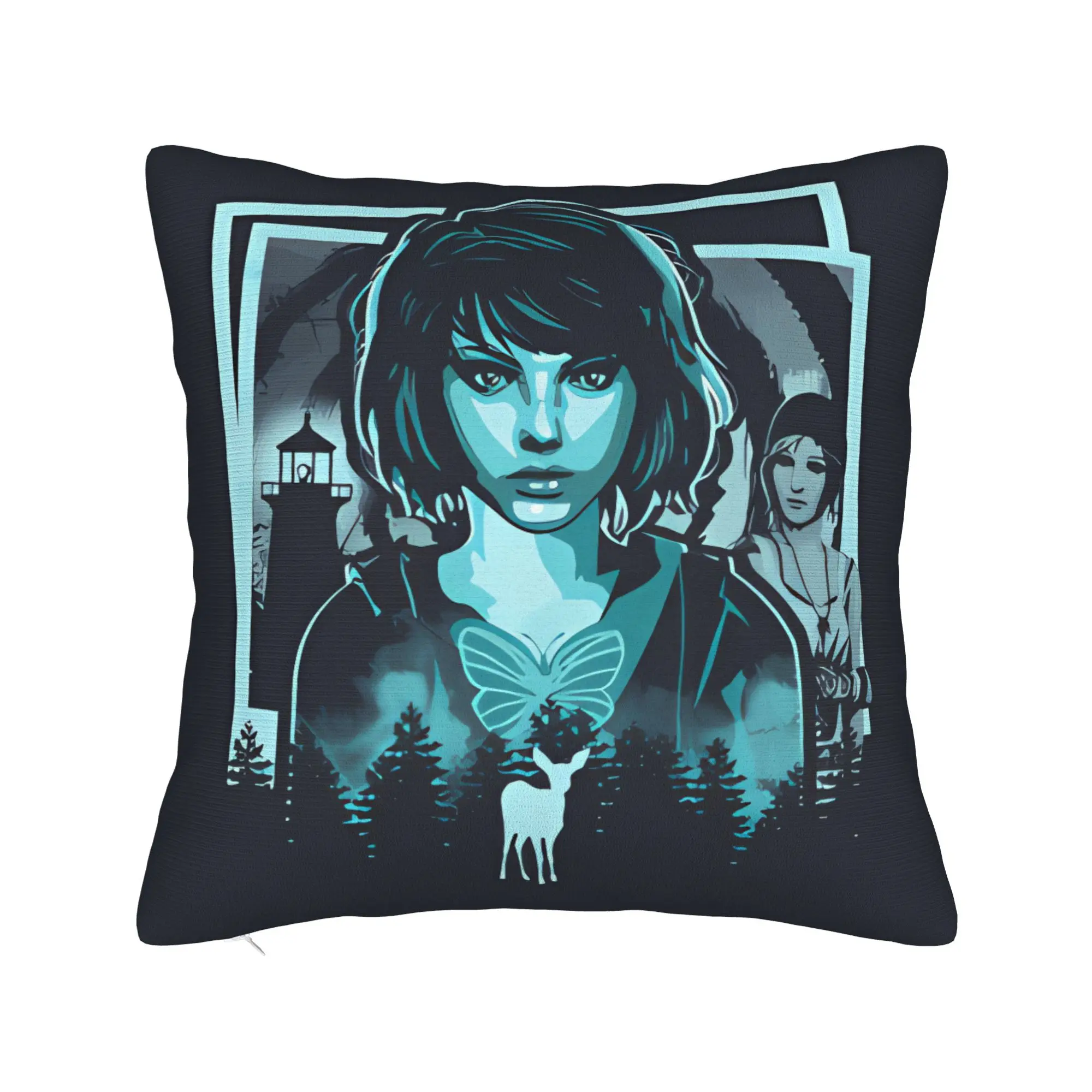 Game Life is Strange Art Pillow Case  Print Pillow Cover For Chair Sofa Home Decor Vintage Pillowcases