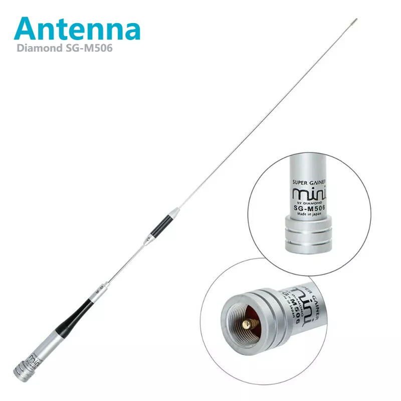 Diamond SG-M506 144/430MHz Dual Band Mobile Car Radio Antenna for Kenwood ICOM Vertex YAESU BaoFeng TYT WouXun QYT Two-way Radio