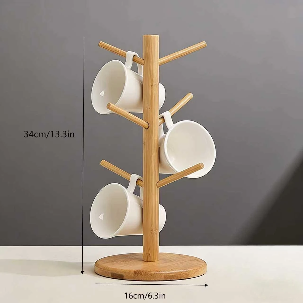 Creative Water Cup Holder Rack, Hanging Mug Stand for Coffee Cups & Tea Glasses, Durable Storage Solution for Home Use