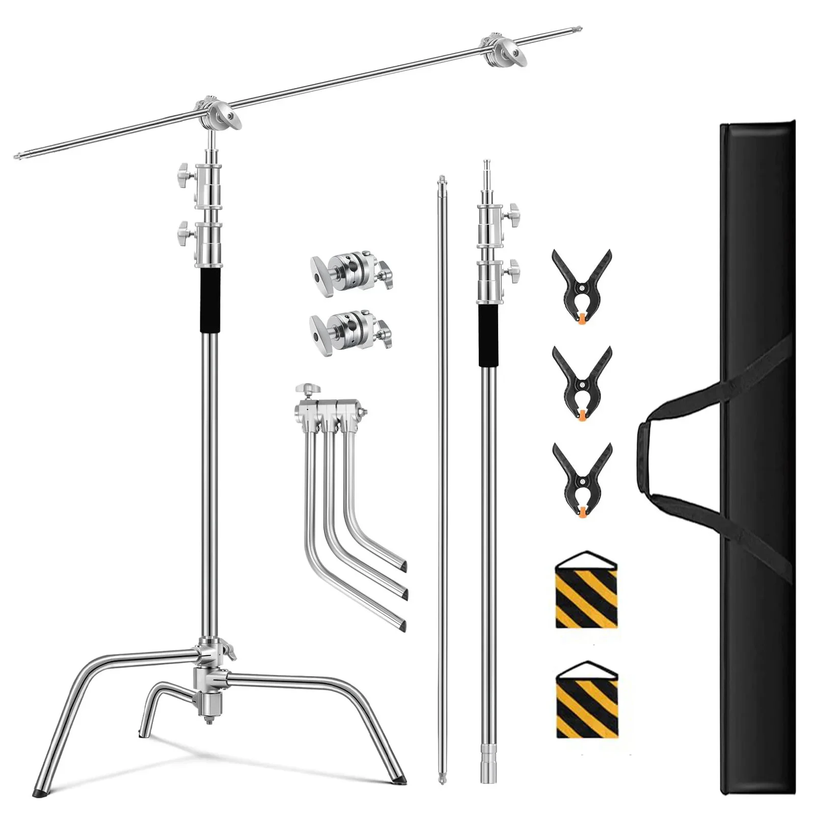 

Heavy Duty Telescopic Magic Legs Portable Tripod for Speedlite Camera Studio Photo Box Lighting Holder Photography light C Stand