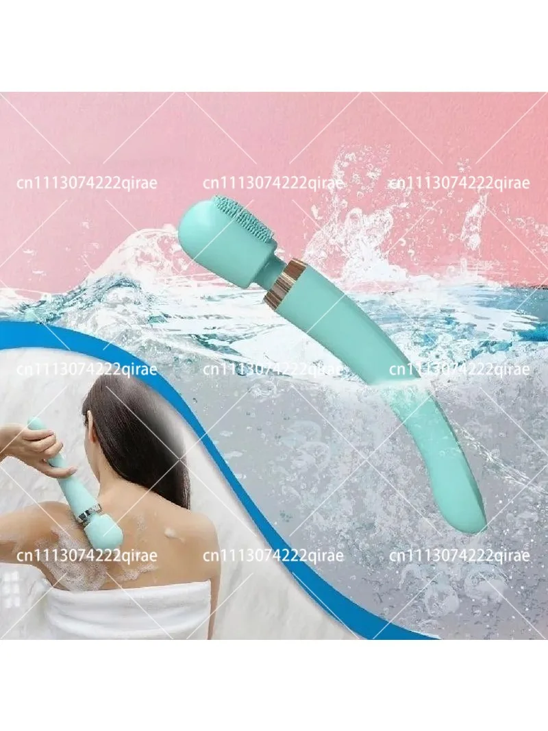 Electric silicone bath brush, charging, waterproof, rubbing back, bathing, bathing massage brush, fully automatic charging type