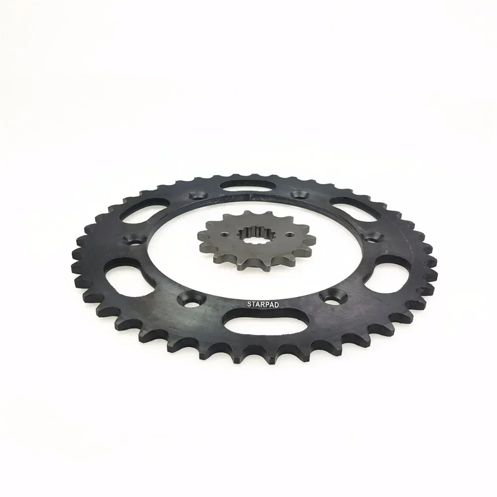For Kawasaki KLX250 Motorcycle New Front and Rear Chains Gear Sprockets 43/48 Tooth -14 Tooth -520