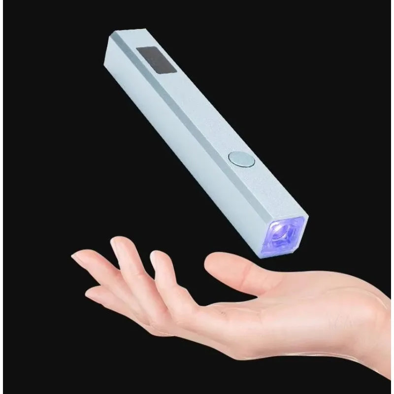 

Professional Portable Quick Drying Nail Dryer Rechargeable USB Finger Mini Handheld Metal Light Emitting Diode
