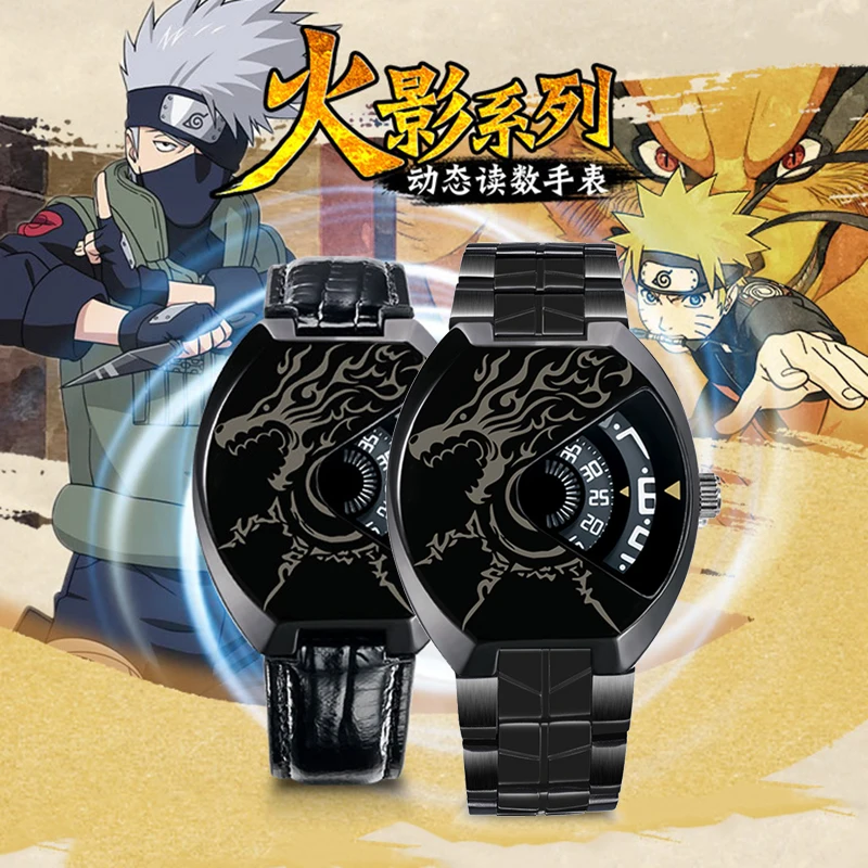 ساعة كوارتز أنيمي ناروتو قطعة واحدة اوتشيها ايتاشي ساسوكي لوفي كوس ساعة مقاومة للماء إكسسوارات عصرية هدية للأطفال #2
